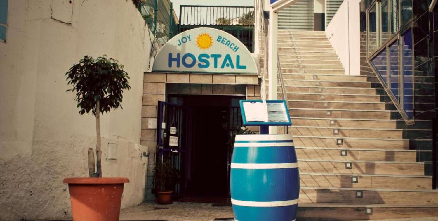 Joy Beach B&B entrance in Torremolinos, Málaga